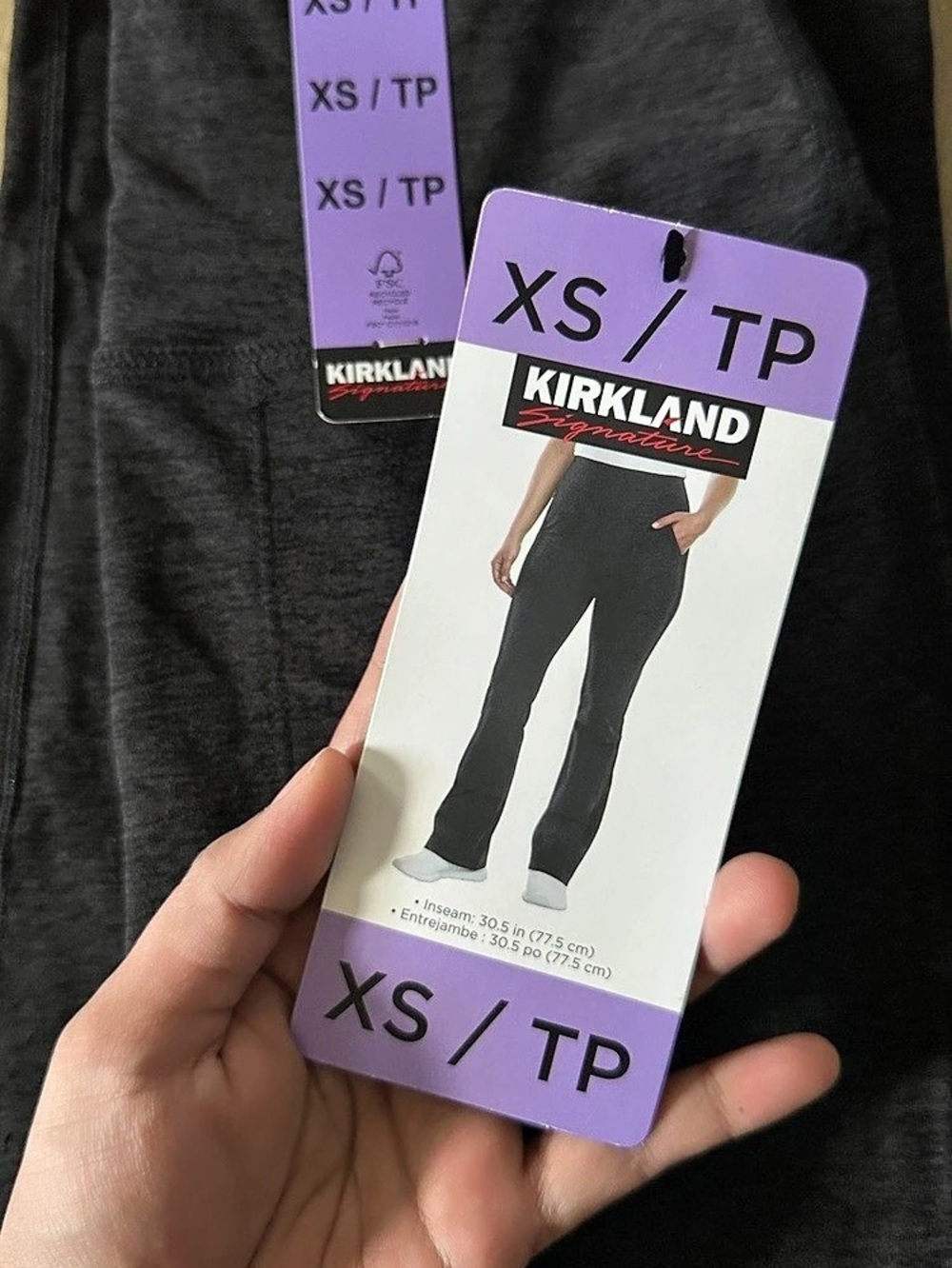 Kirkland Women's Black Pants Size XS NWT